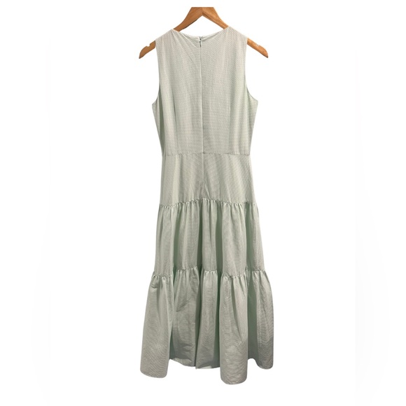 Giani Bini Long Light Green Cotton Blend Sleeveless Maxi Dress Size 4 - Picture 4 of 8